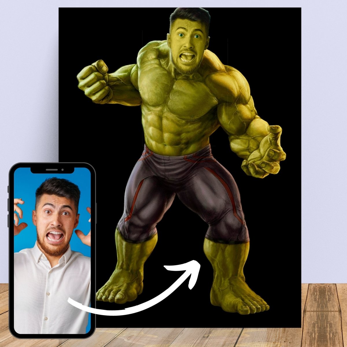 L'incroyable (inspiré de Hulk) - Dreamsportrait